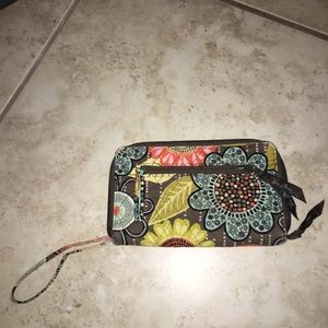 vera bradley wrist wallet
